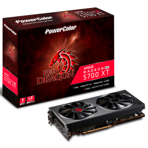 Видеокарта PowerColor Radeon RX 5700 8GB Red Dragon GDDR6 (AXRX 5700 8GBD6-3DHR/OC) б/у